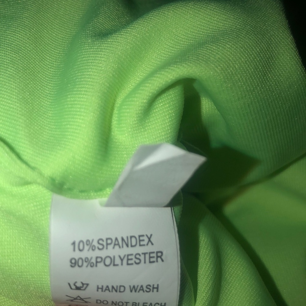 🛍Neon Green Ruched Dress - Picture 5 of 5